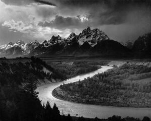 Ansel Adams Tetons and the Snake River